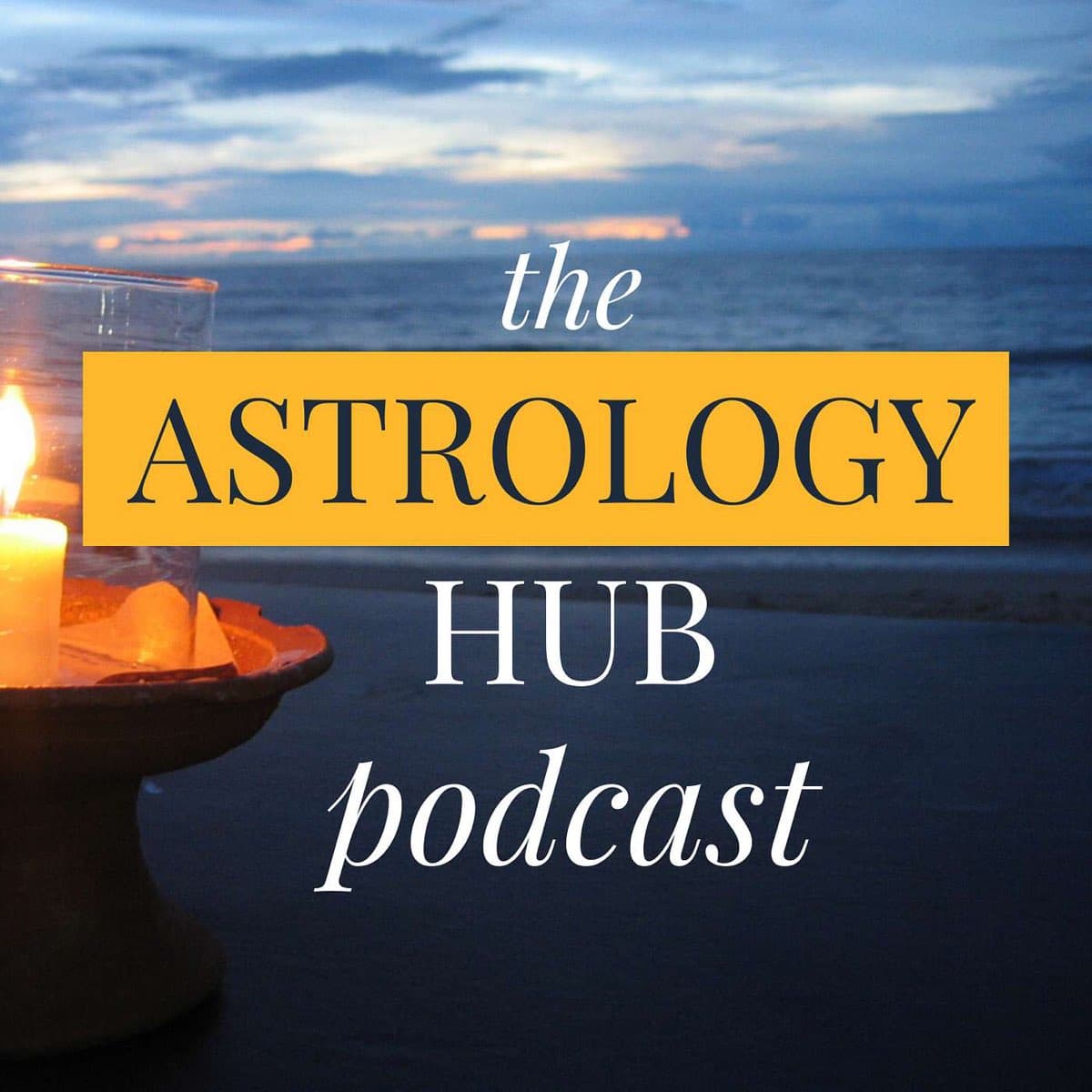 Astrology Hub Podcast cover artwork.
